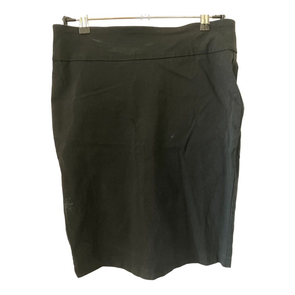 Soho Black Pencil Stretchy Skirt, Size Medium